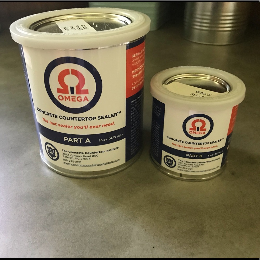 Concrete countertop sealer